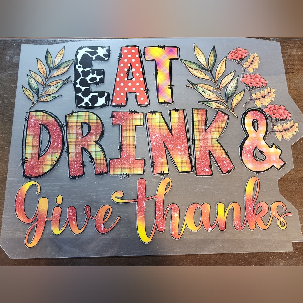 Colorful Thanksgiving Wall Art